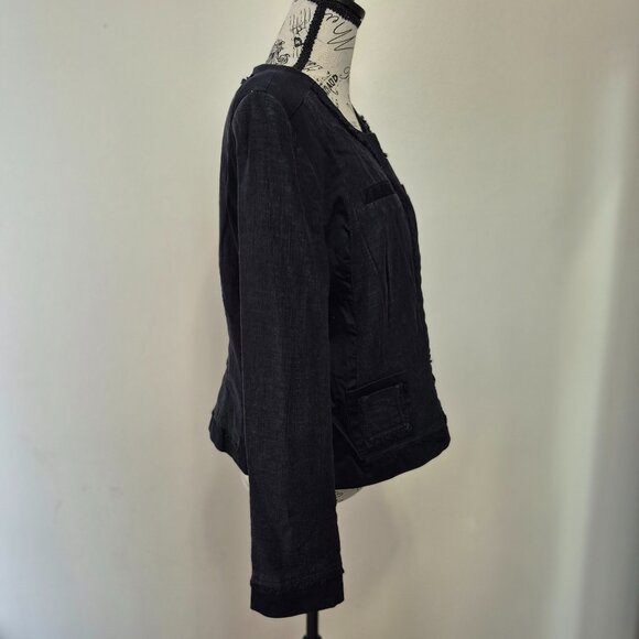 Chanel Style Linen Jacket - Picture 4 of 10